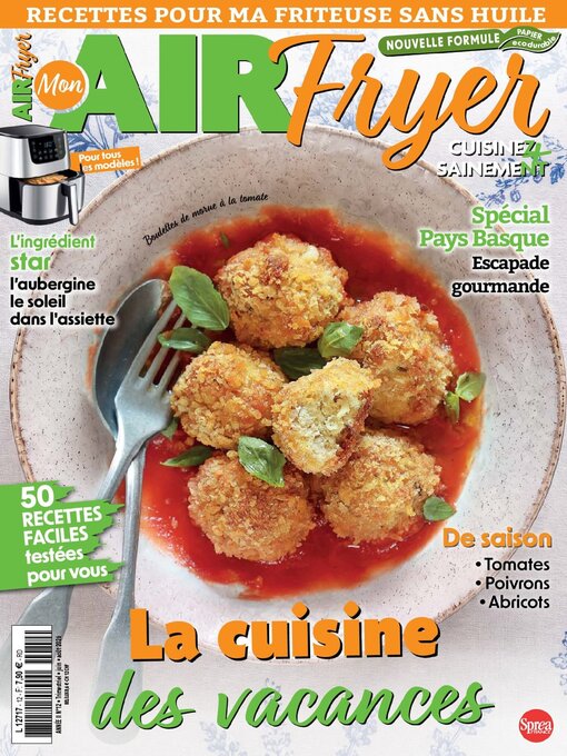 Cover image for Recettes pour ma friteuse sans huile